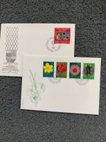 2 Ersttagbriefe Liechtenstein 1968/72