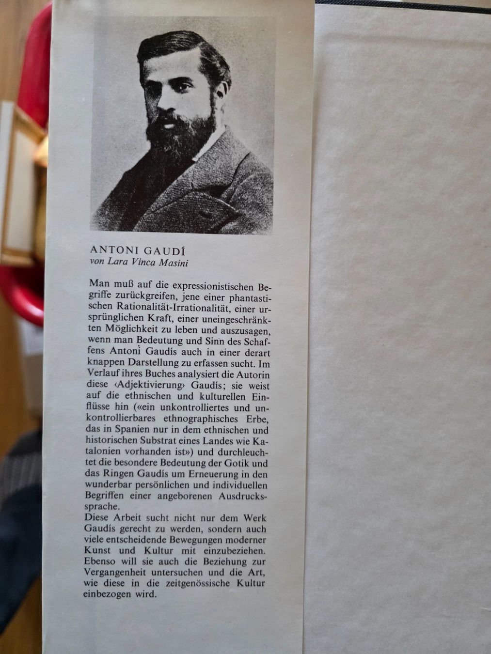 Libri: Antoni Gaudi - Gestalter unserer Zeit - 1969 – Usato da Walterswil BE venduto da Lonitti 3