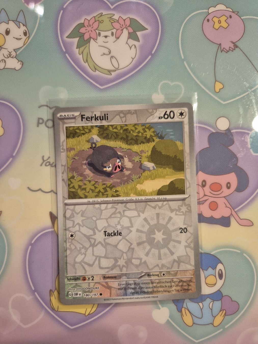 Pokémon Carte collezionabili: Ferkuli Reverse Holo Pokemon OBF 180/197 DE – Nuovo (secondo la descrizione) da Altdorf UR venduto da Josi5588 1