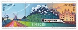 💥Ceneri-Basistunnel 2020 - 2 Briefmarken - postfrisch