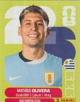 FIFA WORLD CUP 2026 Panini Sticker URU 7 MATHIAS OLIVERA