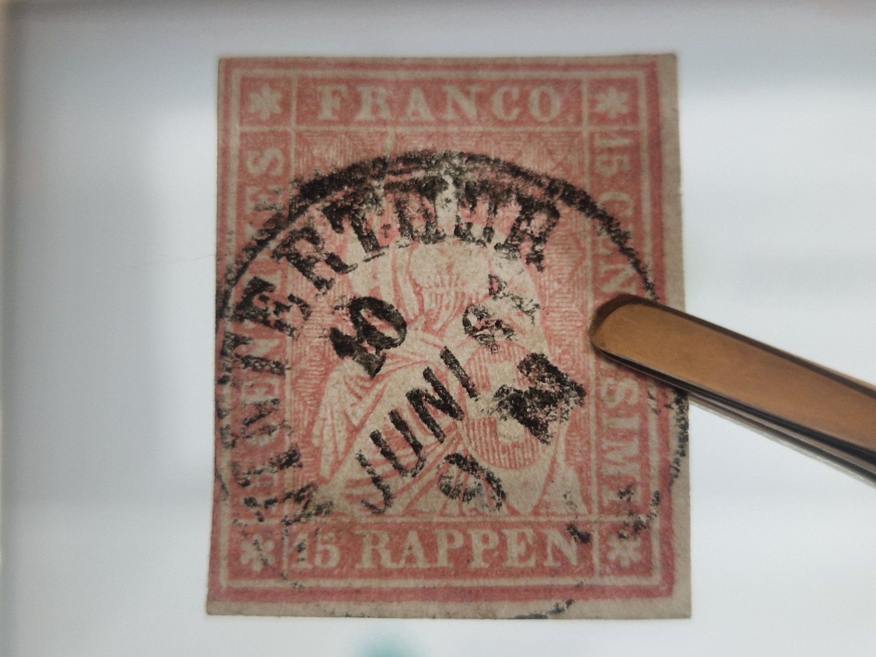 Tutti i francobolli: Strubel 24G, signiert, ab 1.- – Usato da Burgdorf venduto da Glossy01 4
