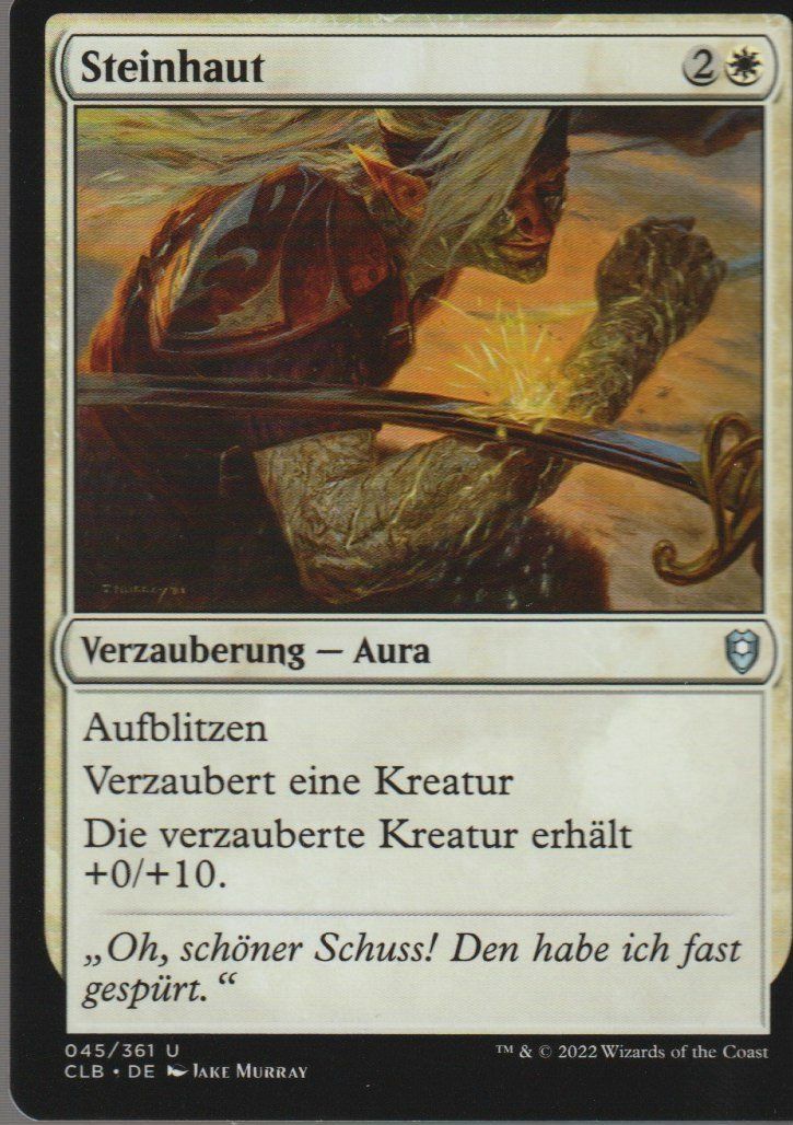 Magic The Gathering Sammelbilder & Trading cards: TCG Magic The Gathering MTG CLB  045 Steinhaut – Neu (gemäss Beschreibung) aus Vezia von Aquarius_Age