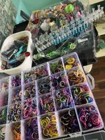 Mega Loom Loops Set . Riesen Auswahl an Farben.