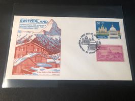Illustrierter Brief 700 Jahre Schweiz, FDC 1991 aus USA