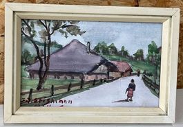 Aquarell Landschaft von Johann Friedrich Erismann  (ID XS28)