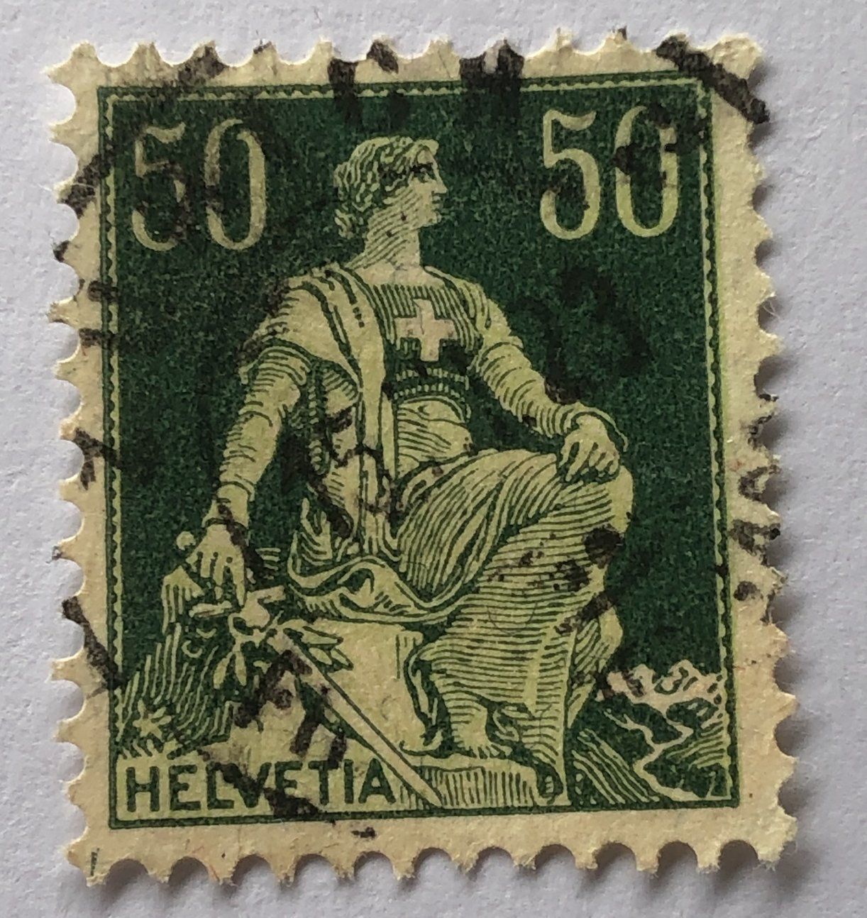 Alle Briefmarken: Nr.113 mit VollStempel – Gebraucht aus Aarau von Billa007