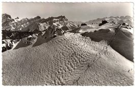 Leysin - Berneuse mit Skilift (Luftaufnahme)