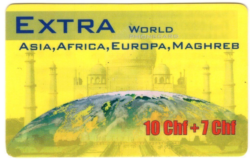 Schede telefoniche: EXTRA WORLD - Prepaid Telefonkarte – Usato da Eglisau venduto da Chperfins