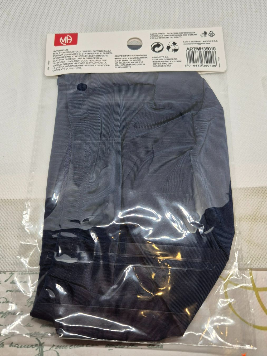 Chapeaux, bonnets & casquettes: Neue blaue Unisex-Badekappe – Neuf avec emballage d'origine à Losone par bal_gfp6 2