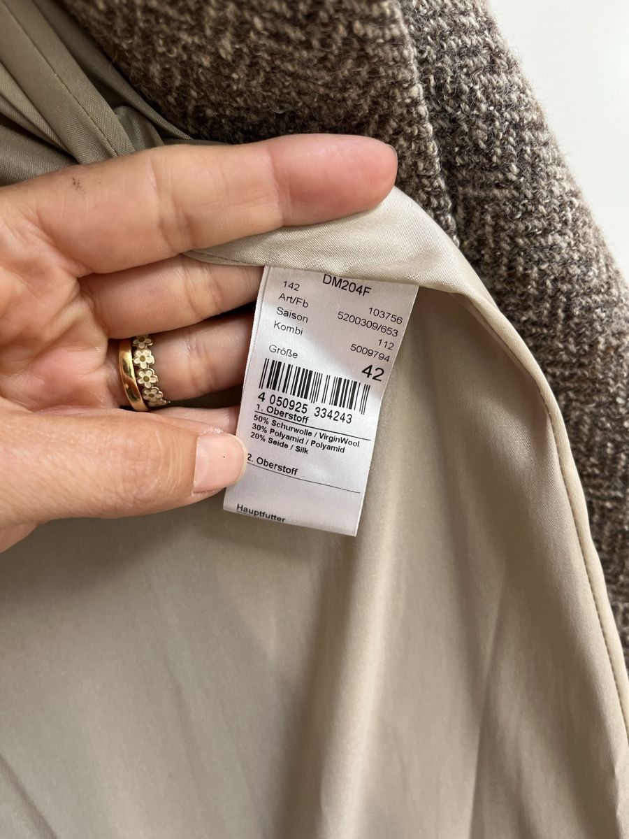 Windsor Mäntel:  Windsor Wollmantel Gr. 42 mit Gürtel – Neu (gemäss Beschreibung) aus Zeiningen von man_69cj 4
