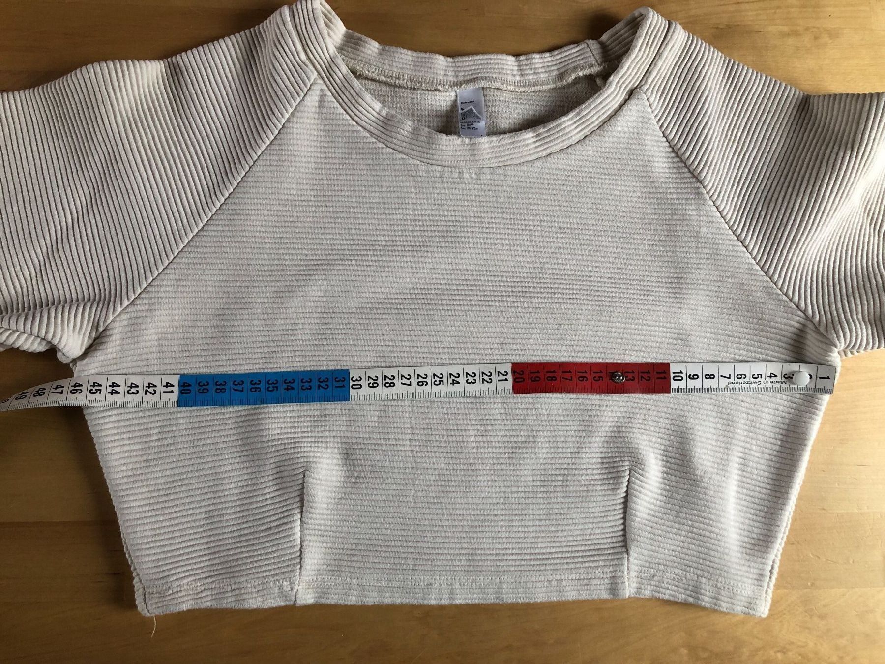 Maglioni & Felpe: AMERICAN APPAREL Baumwolle Crop Top Kurz Pullover Beige L – Usato da St-Aubin FR venduto da Tiweety 3