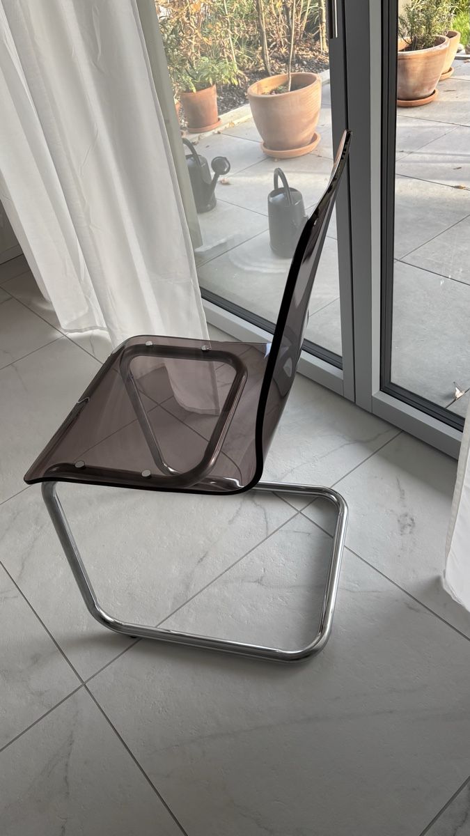 Sedie: vintage Freischwinger Stuhl Plexiglas – Usato da Seengen venduto da sa_land 2