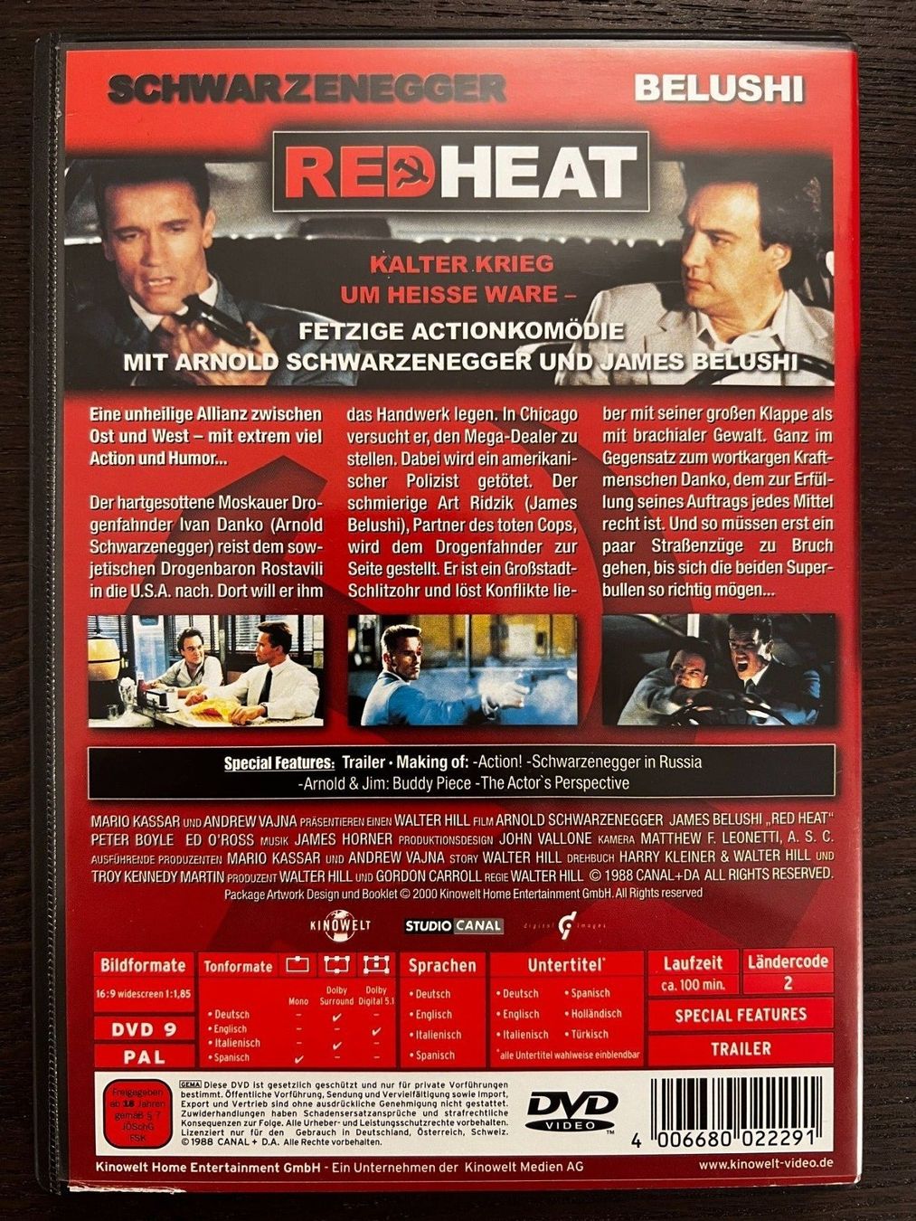 Tous les DVDs: Red Heat – D'occasion à Zürich par FilmFreunde 1