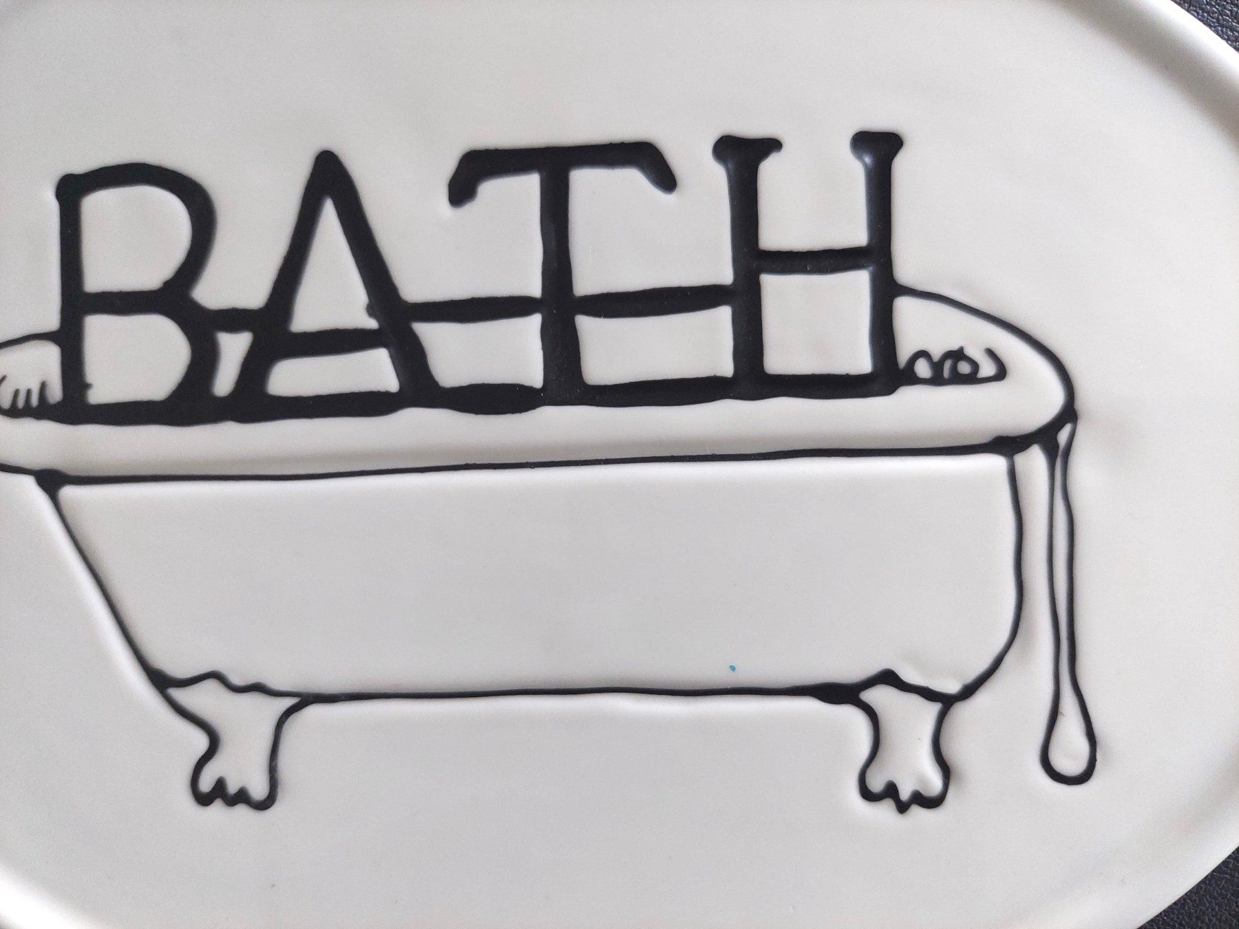 Insegne: BATH Bad Schild – Usato da Schaffhausen venduto da Rosenmund 1