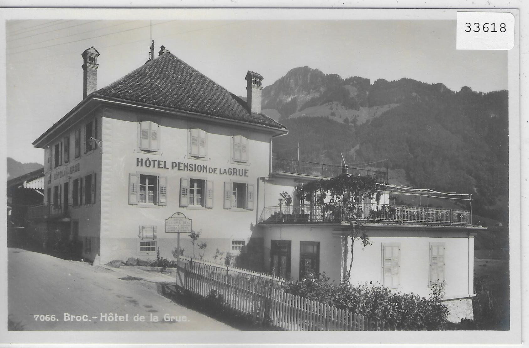 Cartoline postali: Broc - Hotel de la Grue – Usato da Ettingen venduto da Kartenplanet