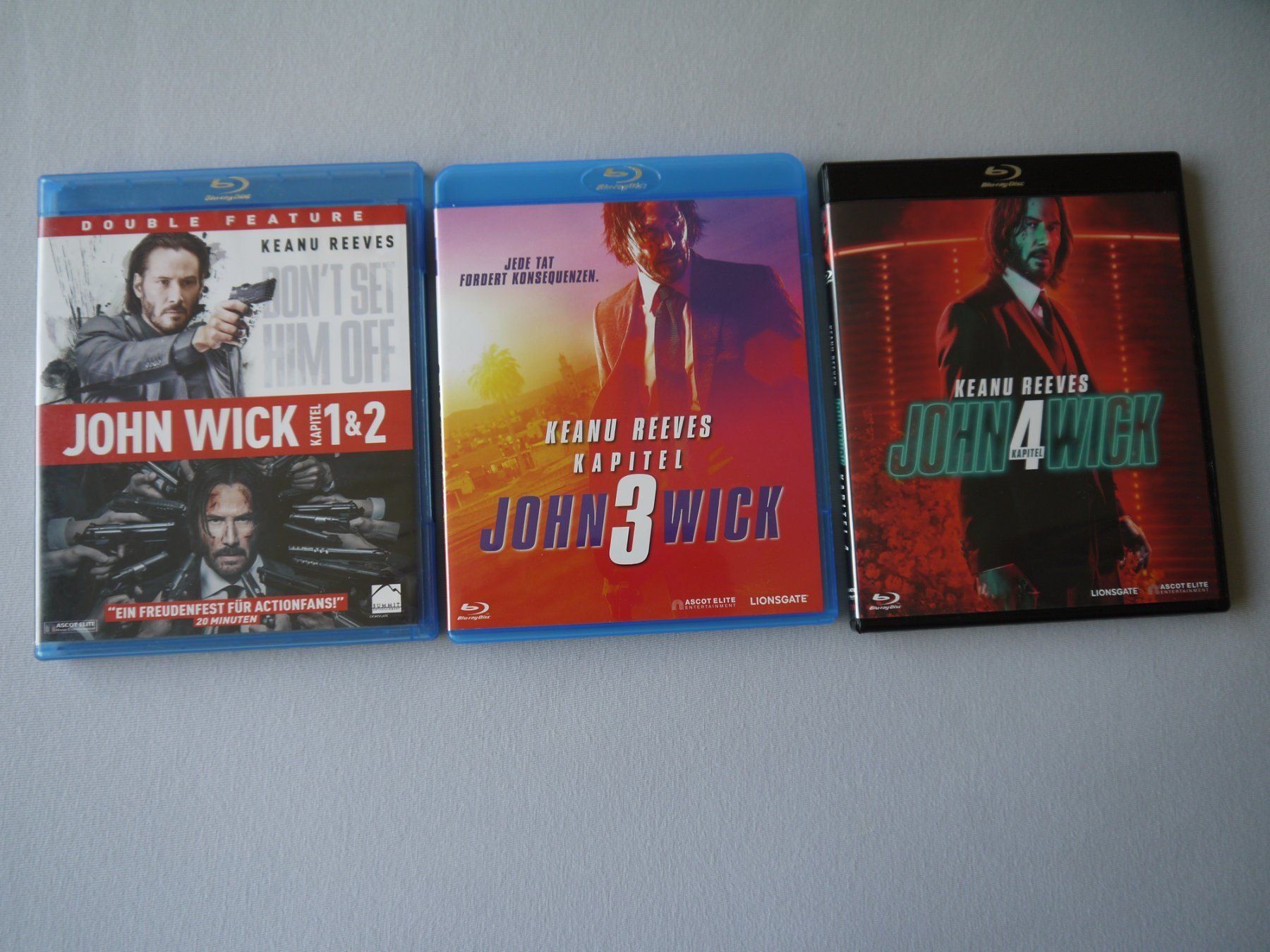 Alle DVDs: John Wick Komplette Collection 1-4 Blu Ray – Gebraucht aus Wald AR von mic_vvt8