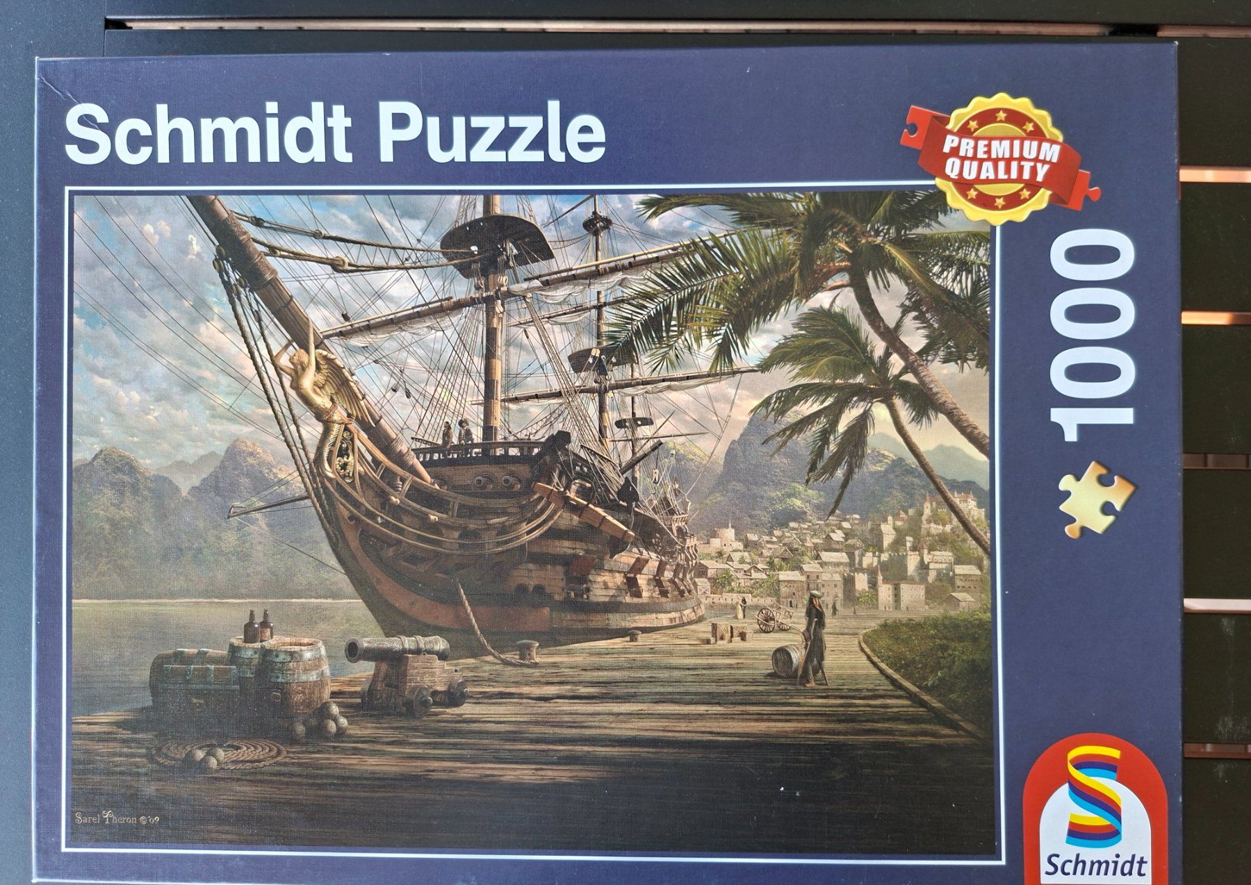 Puzzles: Puzzle Motiv "SCHIFF VOR ANKER" – D'occasion à Kriens par kusi56