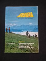 Programm Rigi 13. August 1989 Begegnungsfest