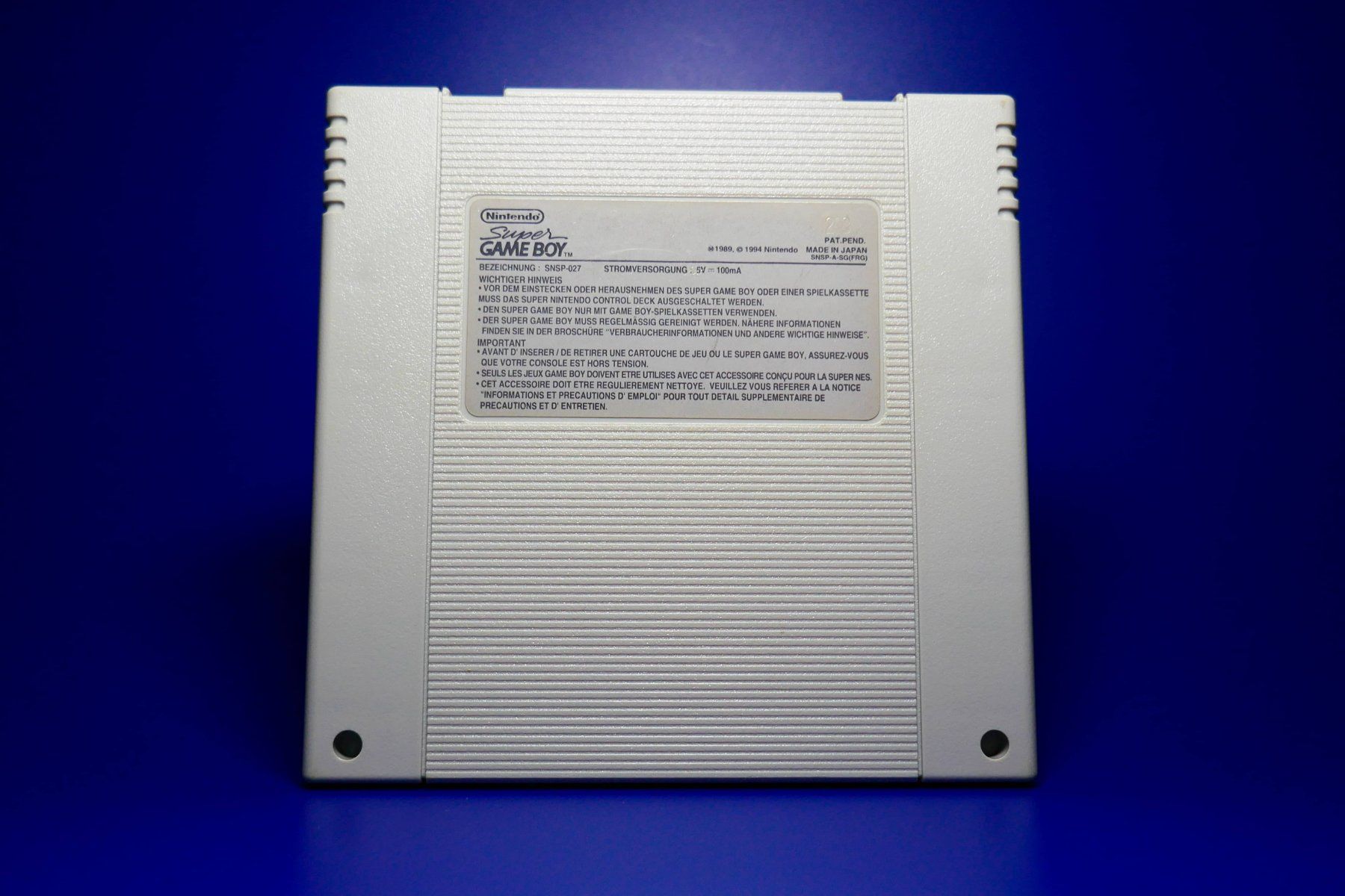 Nintendo Unità & Adattatore: Adaptateur Super Game Boy - Super Nintendo – Usato da Vuarrens venduto da Espace-Retro 1