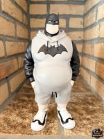 Handbemalte 3D-gedruckte Fat Batman