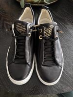 Damen Sneaker Schwarz Leder Grösse 39 neuwertig 