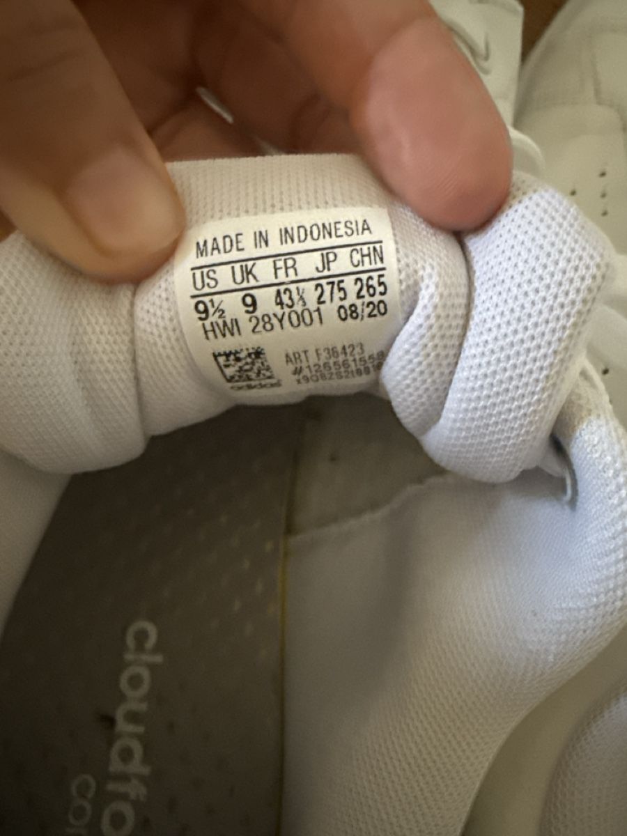 Scarpe da uomo: Basket adidas blanche  – Usato da Cartigny venduto da Kelly.11 3