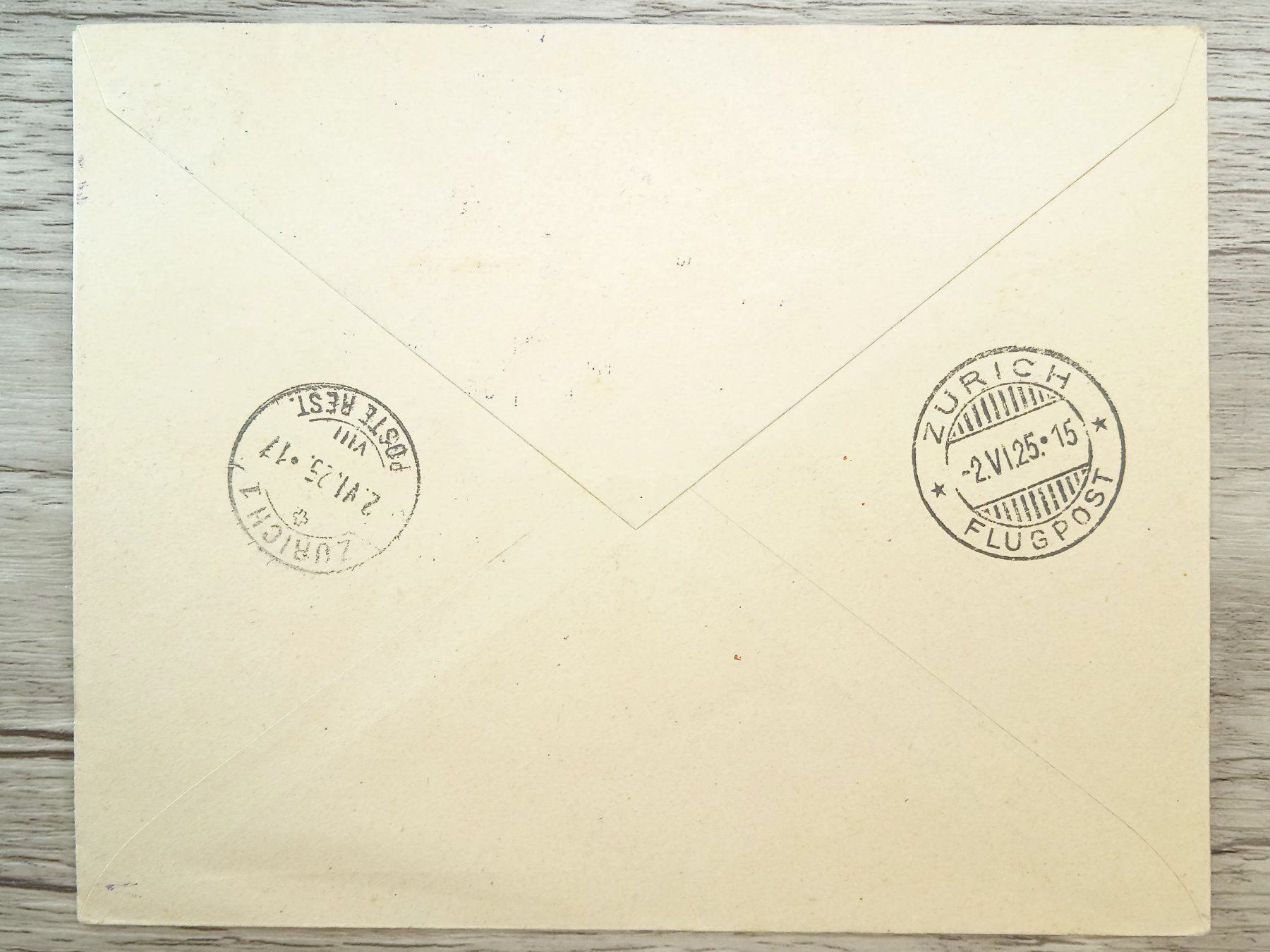 Tutti i francobolli: TR66 Enveloppe + Timbre Suisse 1925 – Usato da Cousset venduto da Patrick_Collections 1