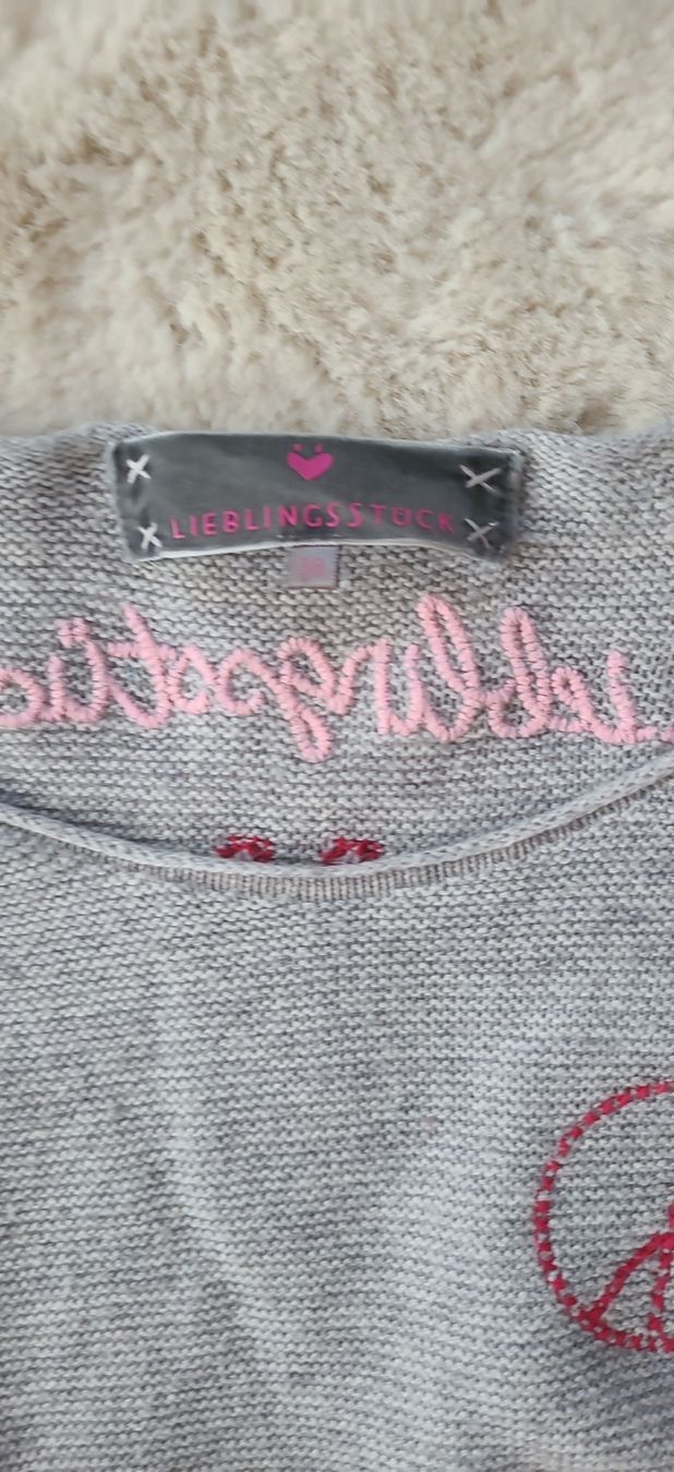 Lieblingsstück Pulls & Sweat-shirts: Lieblingsstück Pullover Grösse 38 grau bestickt – D'occasion à Horgenberg par Klatschmohnmaria 2