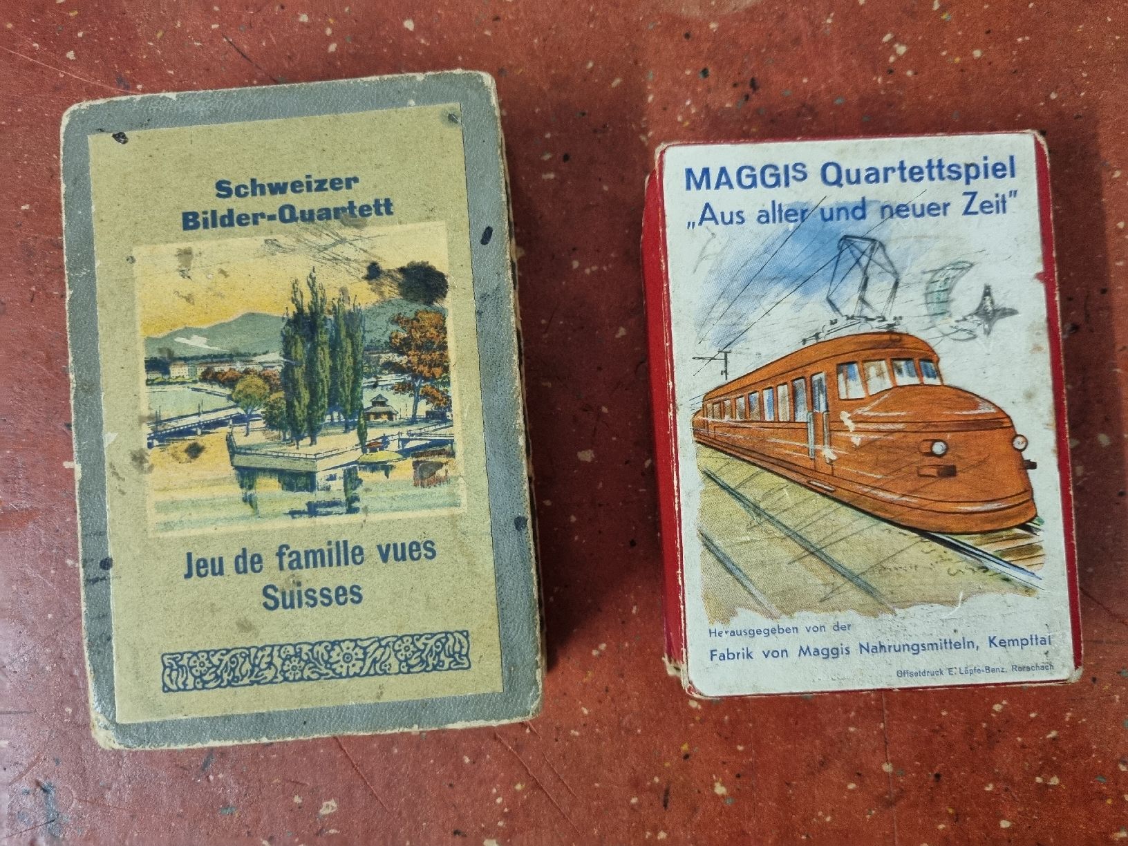 Jouets: Quartettspiele alt vintage – D'occasion à Ostermundigen par vintage60