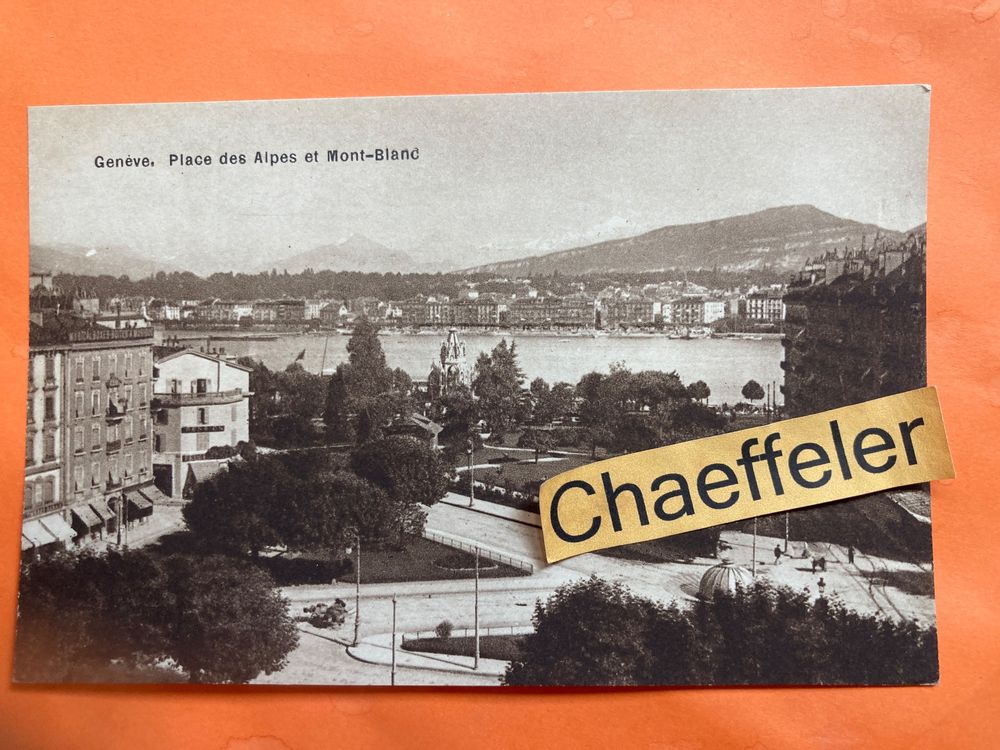 Genève. Place des Alpes et MontBlanc Kaufen auf Ricardo