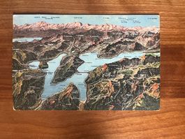 Ansichtskarte Luganersee  Litho 1917  (G39)