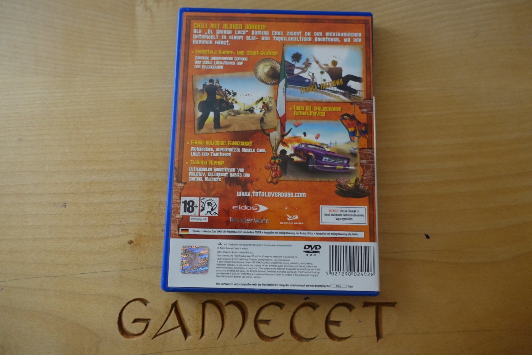 Sony Spiele: Total Overdose – Gebraucht aus Steinach von Gamecet 2