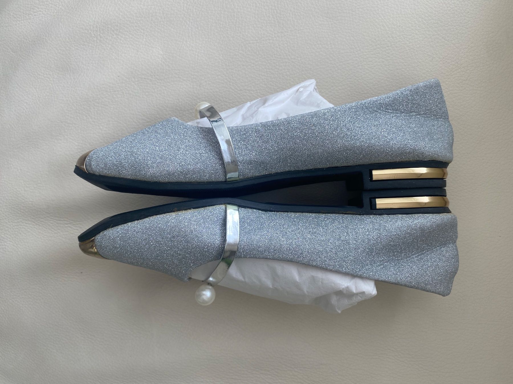 Scarpe da donna: MUST HAVE - edler Damenschuh mit Perle, silber, 39 – Nuovo (secondo la descrizione) da Winkel venduto da ferrari2022 3