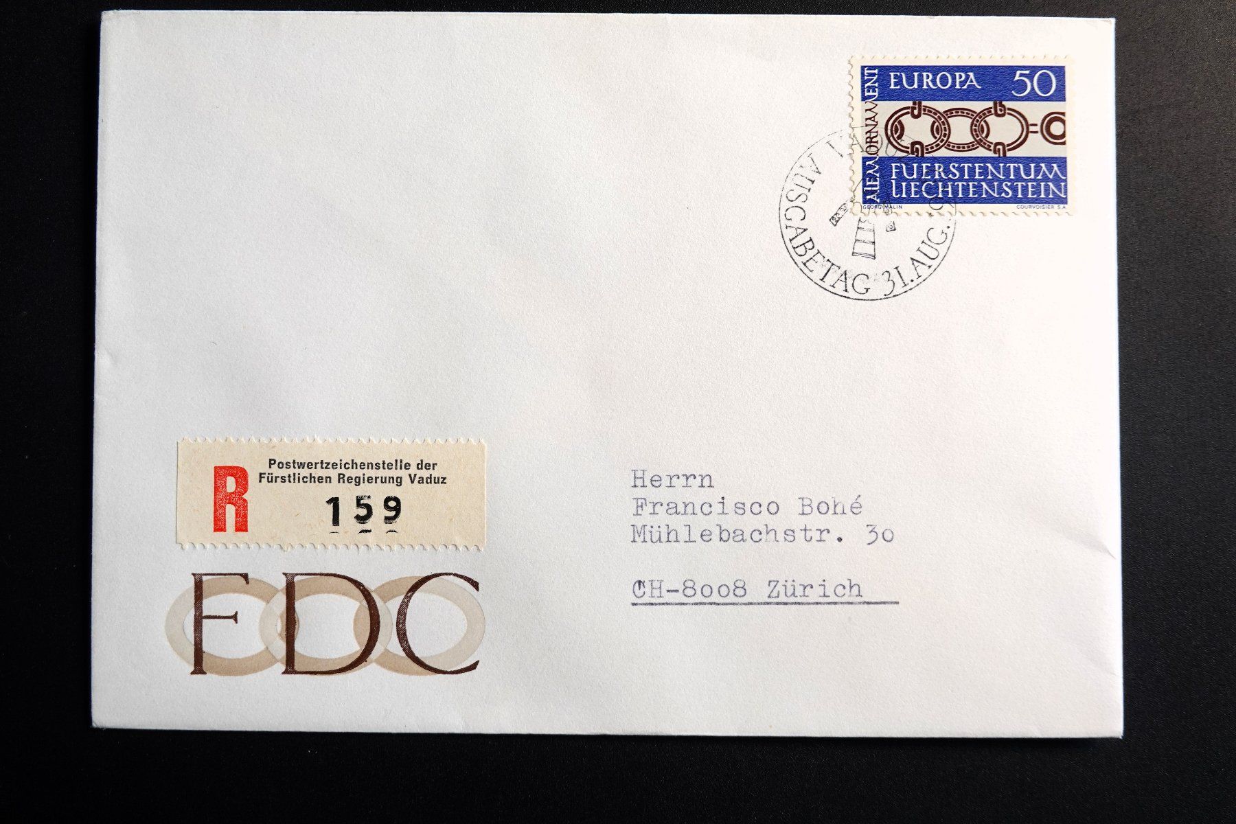 Tutti i francobolli: 1965 FDC Europamarke – Usato da Mettmenstetten venduto da Sutasso