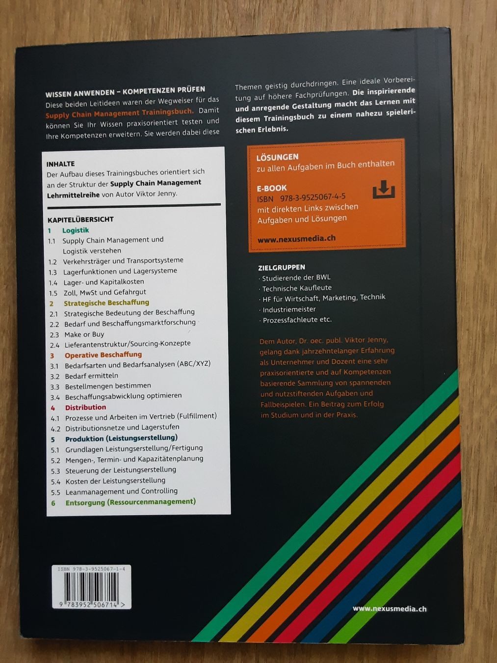 Bücher: Trainingsbuch Supply Chain Management, Viktor Jenny, 2020 – Gebraucht aus Altdorf UR von Brandli 1