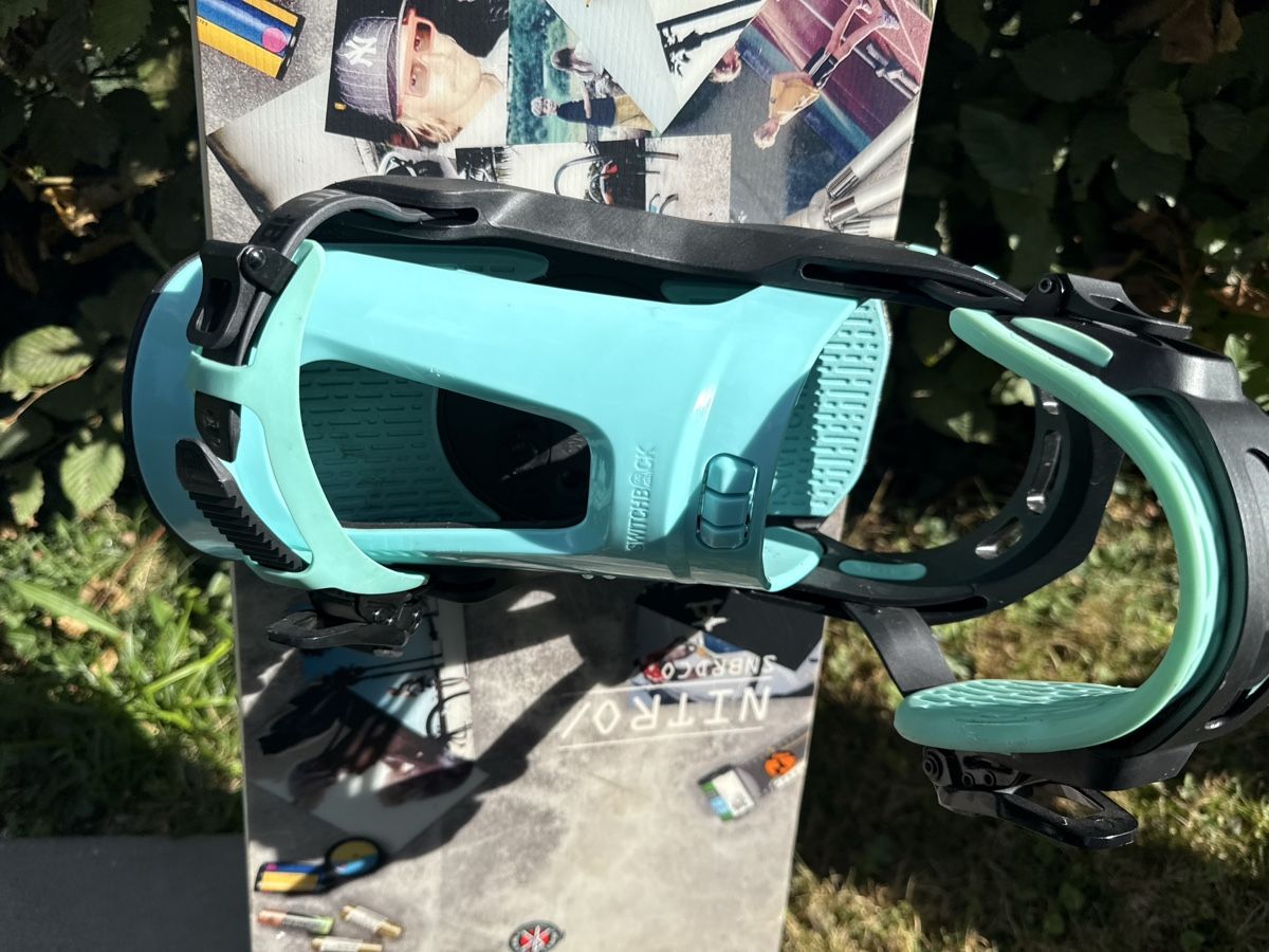 Board: Snowboard Nitro mit Bindung Farbe Türkis gebraucht – Usato da Wettingen venduto da ste_zvg9 1