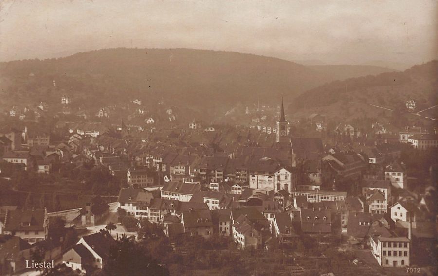 Ansichtskarten: Liestal, Feldpost 1917 BATAILLON N° 65 – Gebraucht aus Frauenfeld von POML