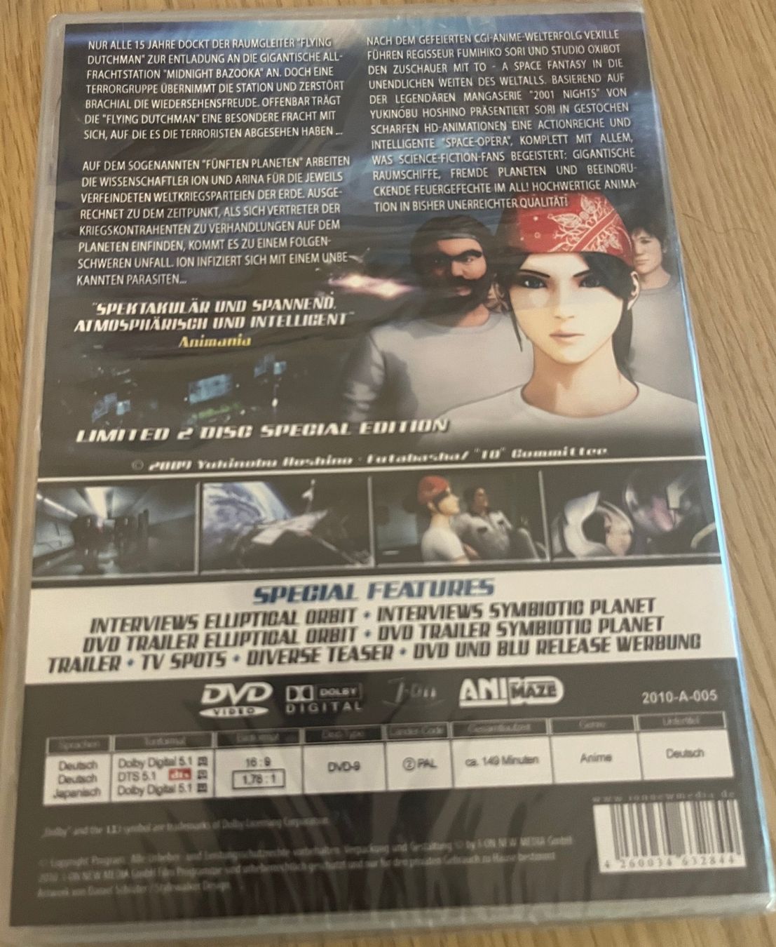 Tutti i DVDs: TO - A Space Fantasy – Nuovo e nell'imballaggio originale da Schellenberg venduto da xShaynex 1