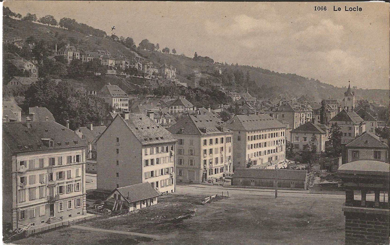 Cartoline postali: Karte Le Locle 1913 – Usato da Zürich venduto da Philacat11