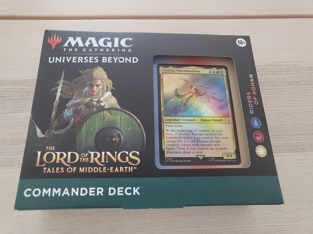 Mtg Magic Lord of the rings Riders of Rohan precon (Neu und ...