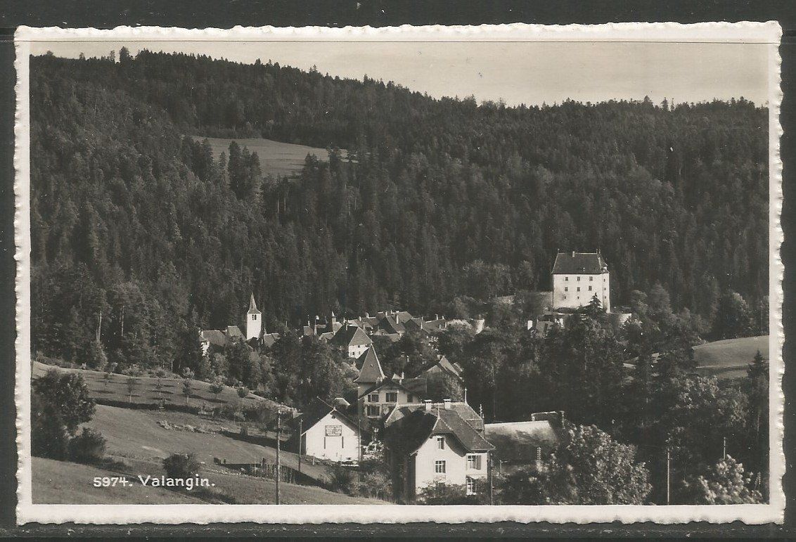 Cartoline postali: Carte P ( Valangin ) – Usato da La Russille venduto da Nono4
