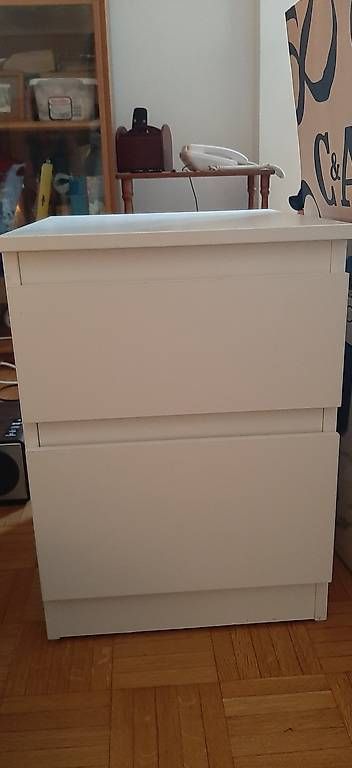 Nachttische: Comodino Ikea Kullen bianco – Gebraucht aus Lugano von mrj_2vw9