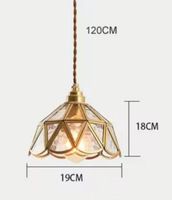Lustres en verre faits à la main, luminaire suspendu !