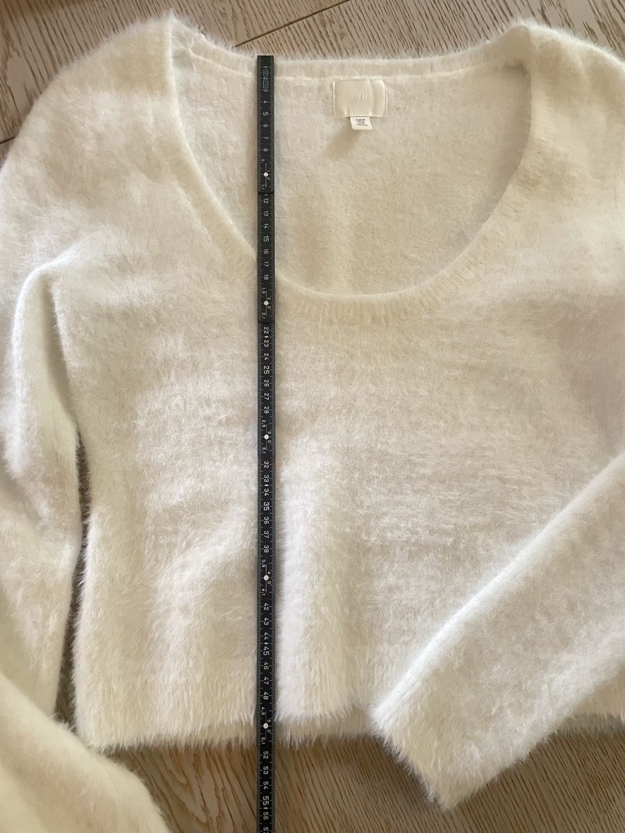 H&M Maglioni & Felpe: H&M Flauschpullover Creme mit weitem Rundhals Gr. M – Nuovo (secondo la descrizione) da Heitenried venduto da Steffundsasch 3