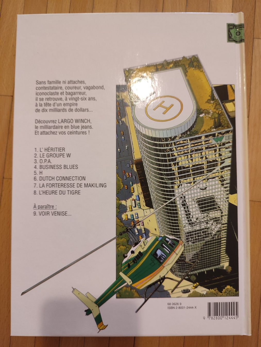 Fumetti: Largo winch T8 - L'heure du tigre - EO 1997 – Usato da Bougy-Villars venduto da Vogue 2