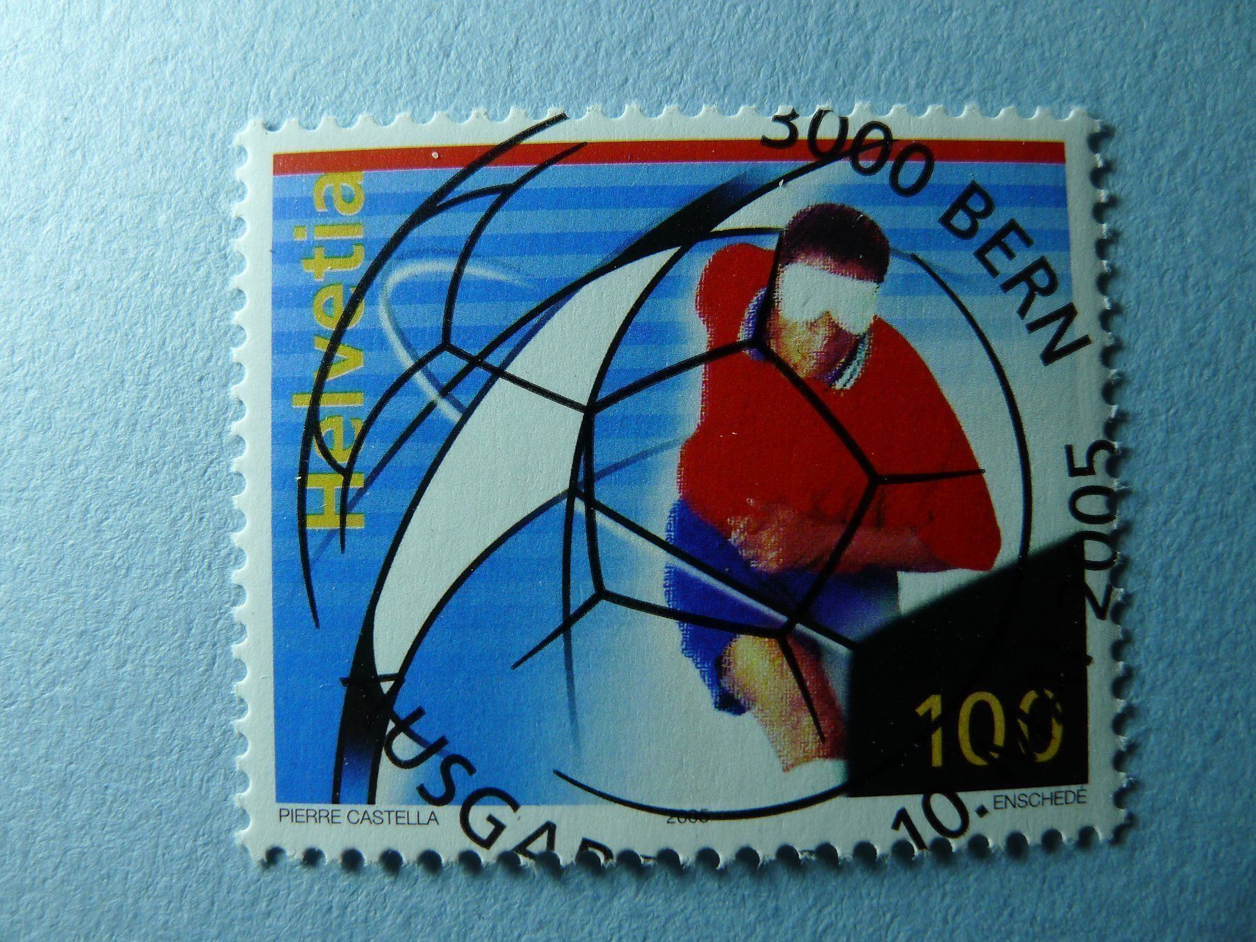 Tutti i francobolli: 2005 Sondermarke Sehbehindertenfussball – Usato da Dagmersellen venduto da sli72