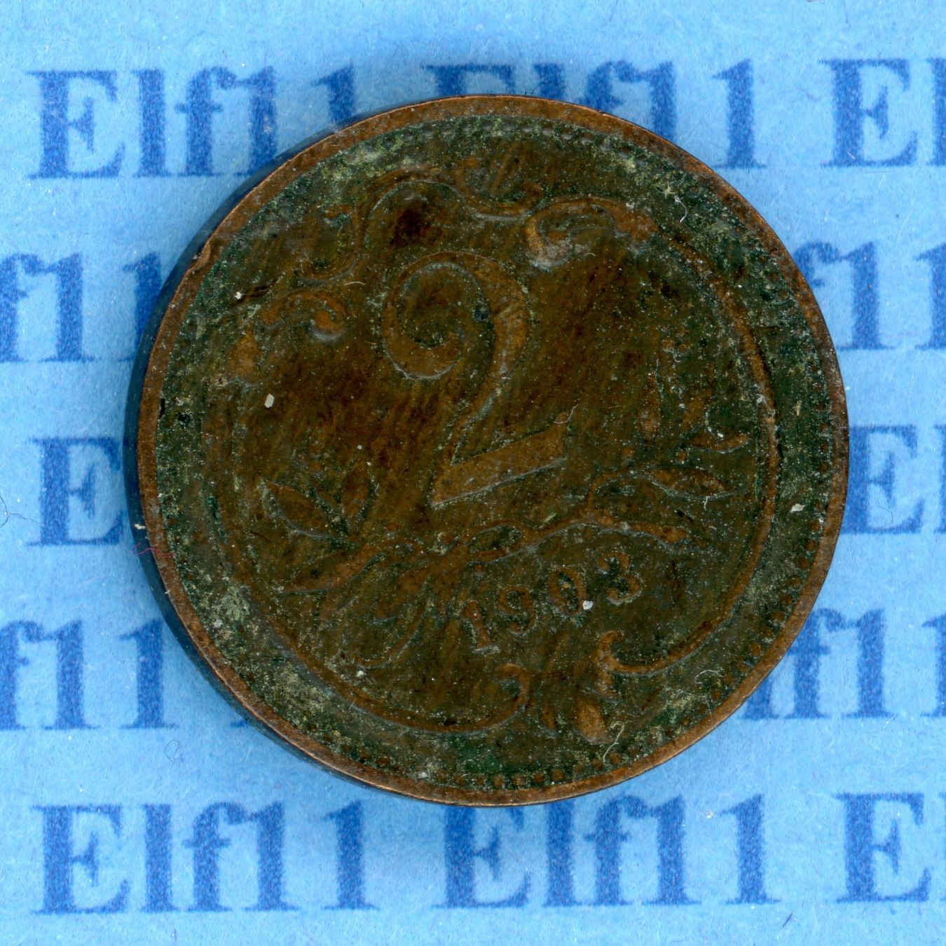 Tutti le monete: ATK___0.02 1903 -ss 2 Heller – Usato da Widnau venduto da Elf11