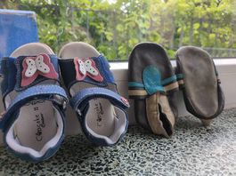 Leder Sandalen Finken 22