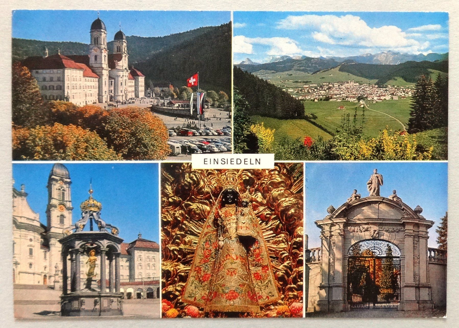 Ansichtskarten: Einsiedeln – Gebraucht aus Fétigny von Billy2miny